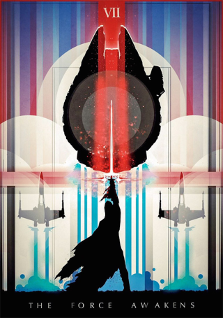 Illustration for article titled Los mejores pósters de Star Wars: Episodio VII están hechos por fans